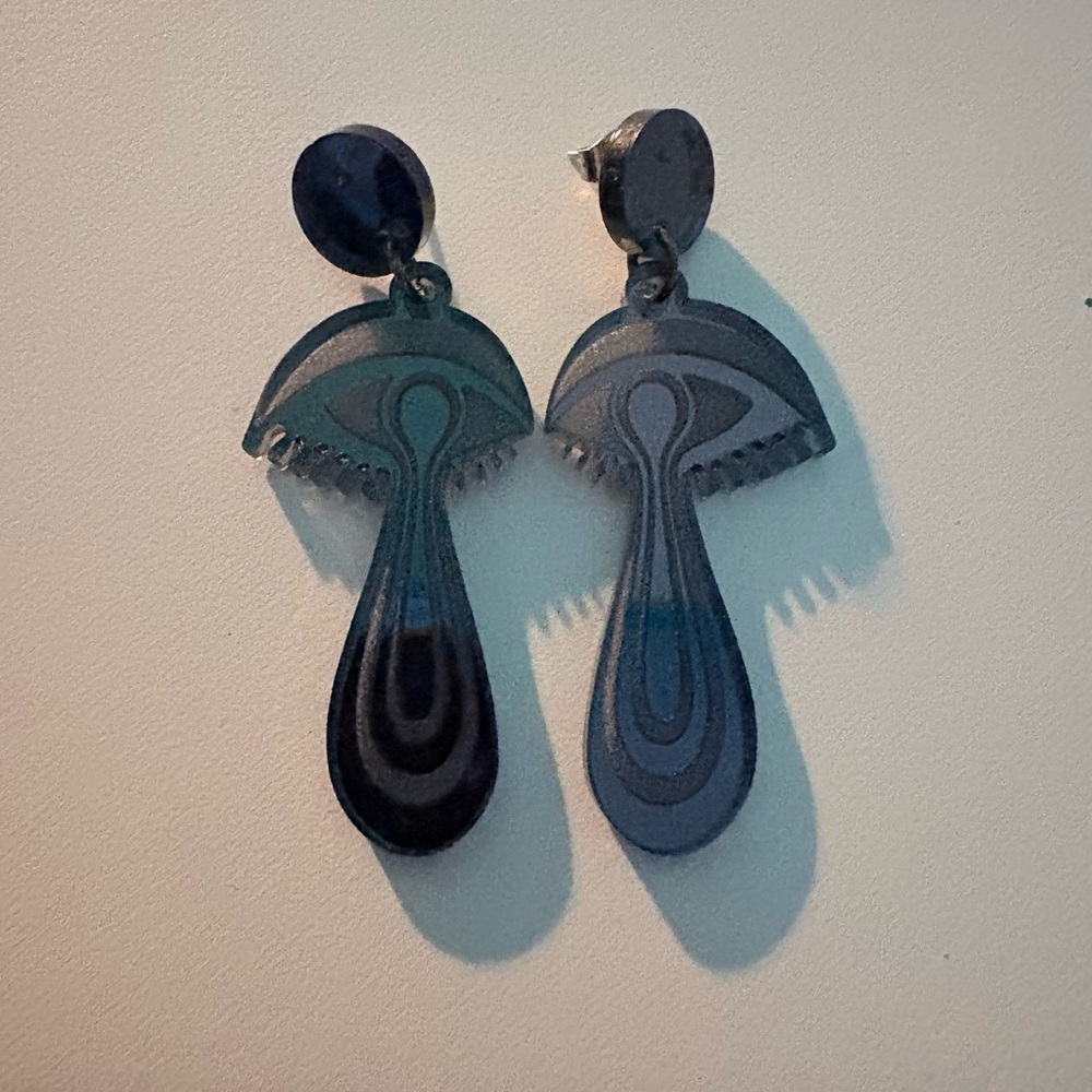 Amazing Psychedelic Eye Earrings! - Picture 2 of 4